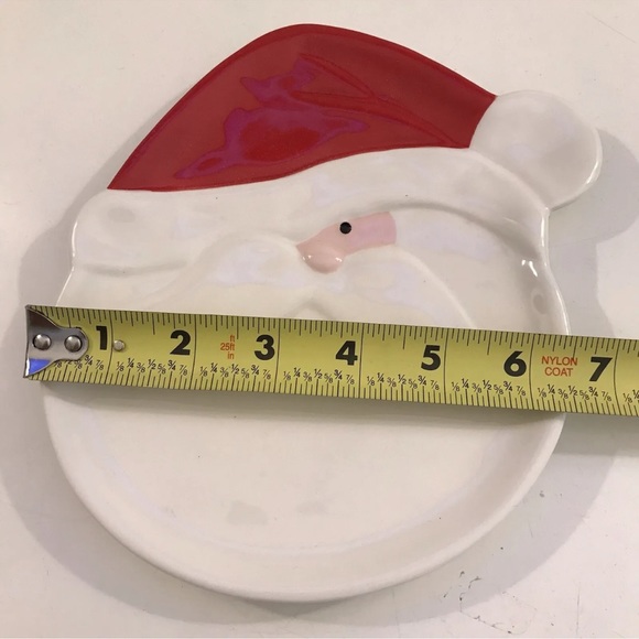 DEPARTMENT 56 Winking Peeking Santa Hat Plates Set of 3 Christmas Holiday Dept56 - Picture 6 of 7